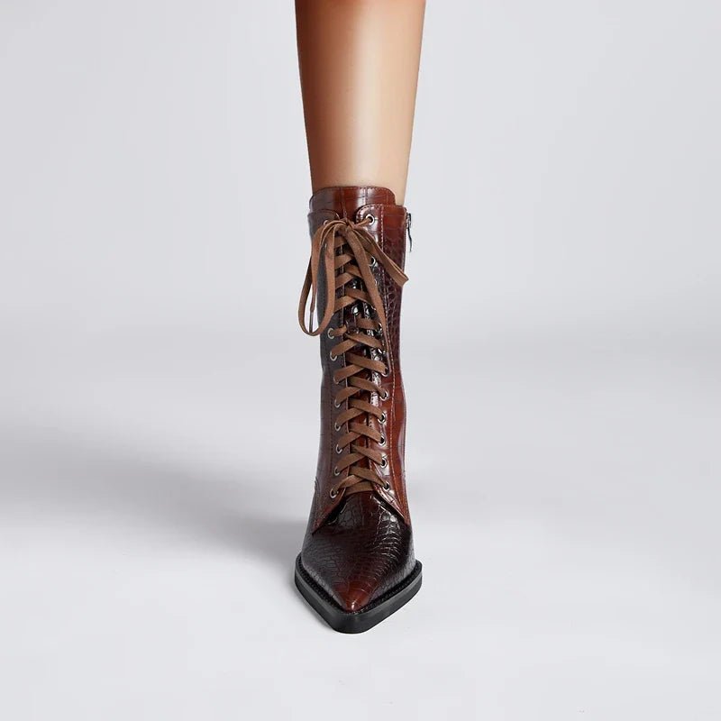 Izzy Ryder Lace - up Boots - Weston Fletcher