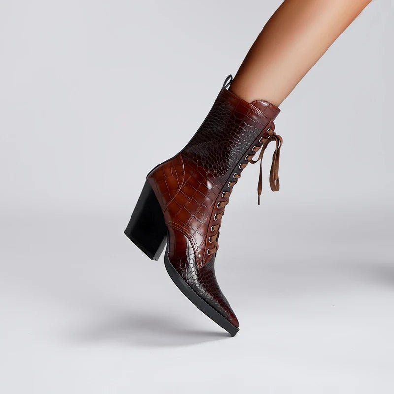 Izzy Ryder Lace - up Boots - Weston Fletcher