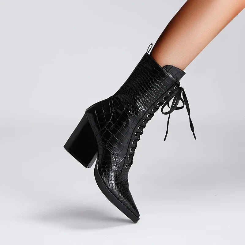 Izzy Ryder Lace - up Boots - Weston Fletcher
