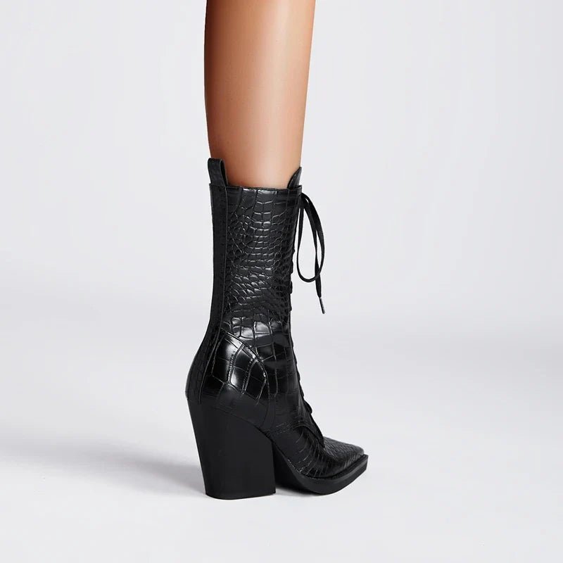 Izzy Ryder Lace - up Boots - Weston Fletcher