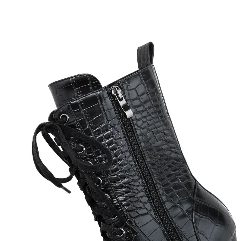 Izzy Ryder Lace - up Boots - Weston Fletcher