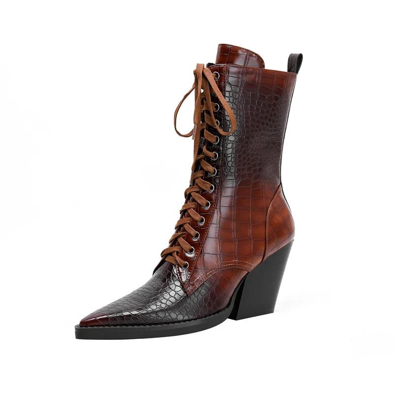 Izzy Ryder Lace - up Boots - Weston Fletcher
