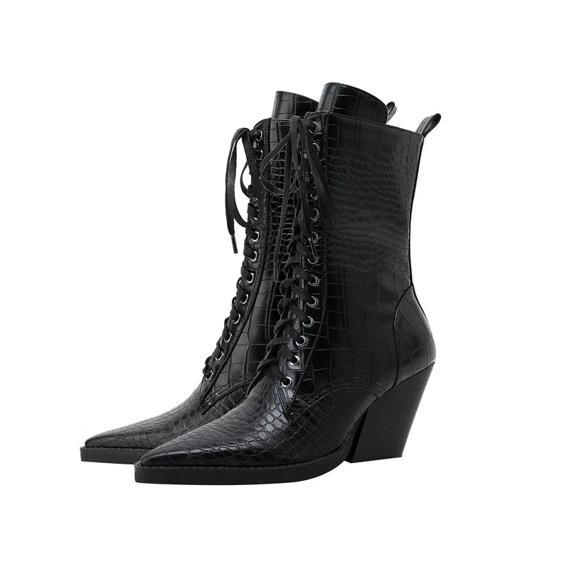 Izzy Ryder Lace - up Boots - Weston Fletcher
