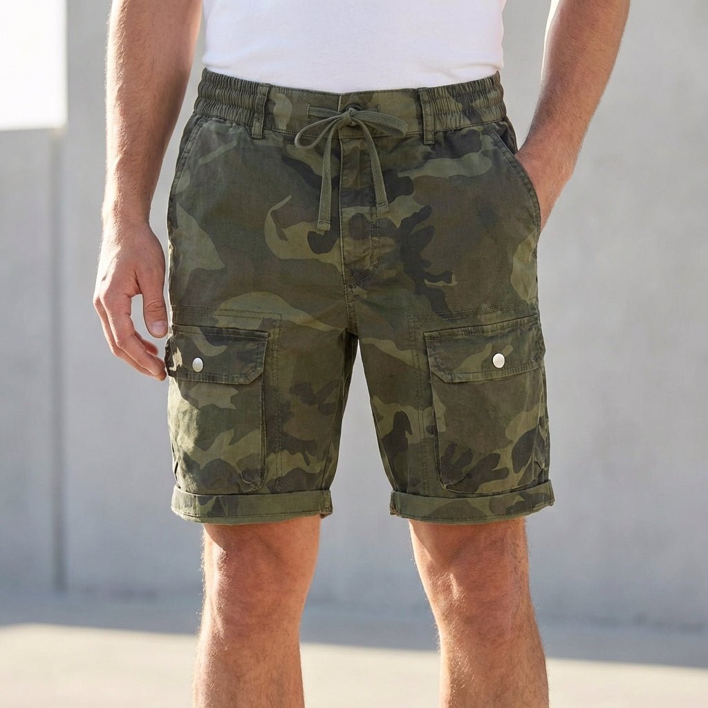 Jackson Miller Relaxed - Fit Cargo Shorts with Signature Detailing - Weston Fletcher