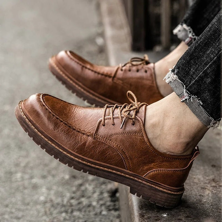 James Chamberlain Genuine Leather Oxfords - Weston Fletcher