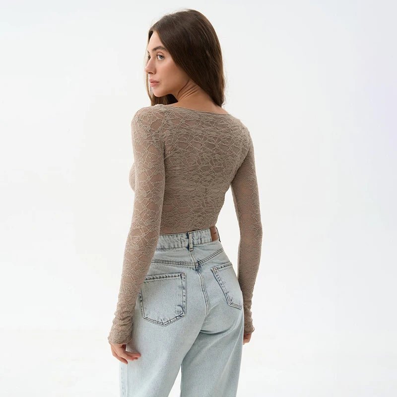 Juno Fleur Sheer Lace Top - Weston Fletcher