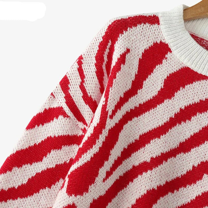 Kimba Striped Knit Sweater - Weston Fletcher