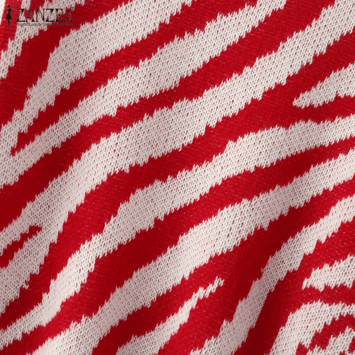 Kimba Striped Knit Sweater - Weston Fletcher