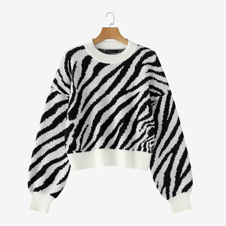 Kimba Striped Knit Sweater - Weston Fletcher