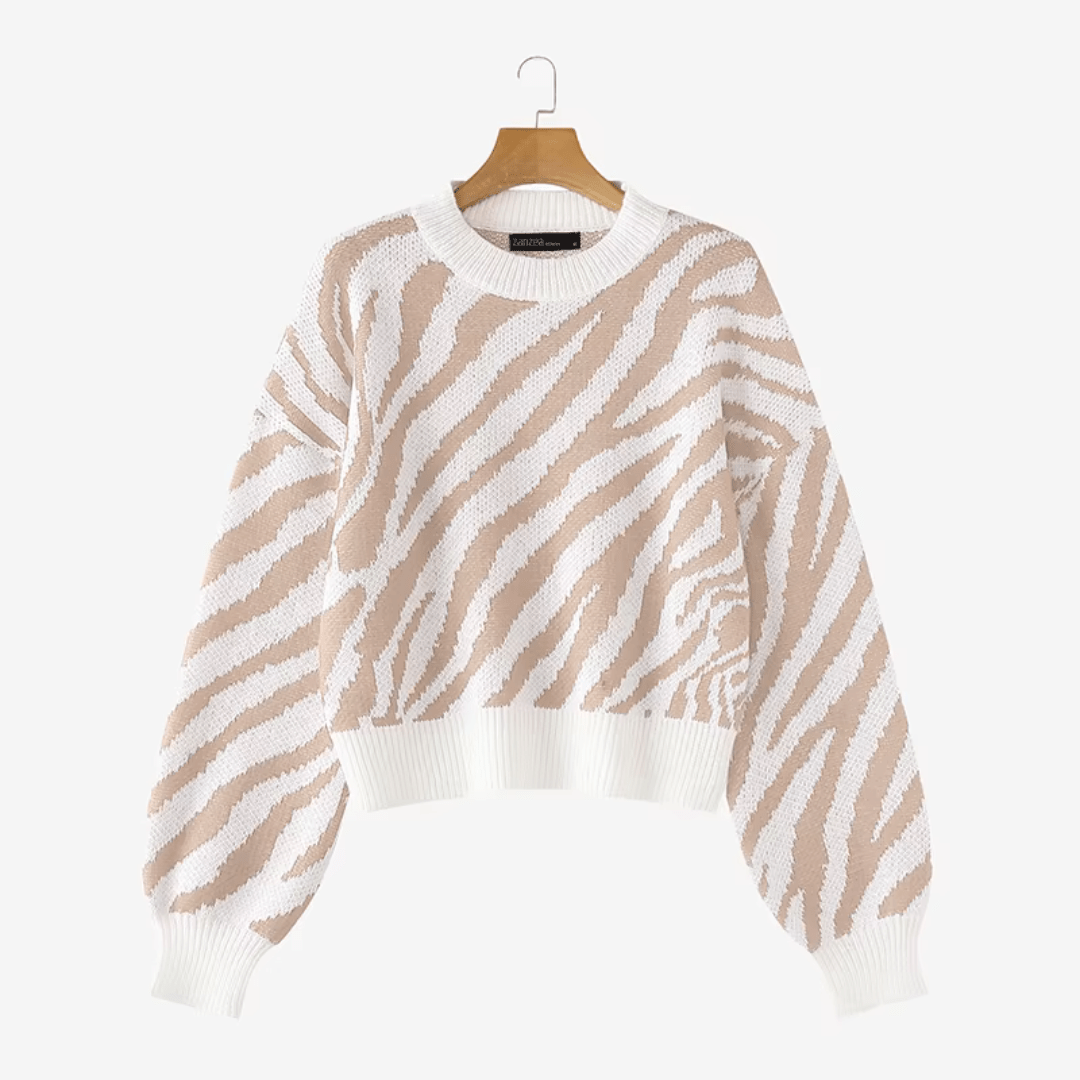 Kimba Striped Knit Sweater - Weston Fletcher