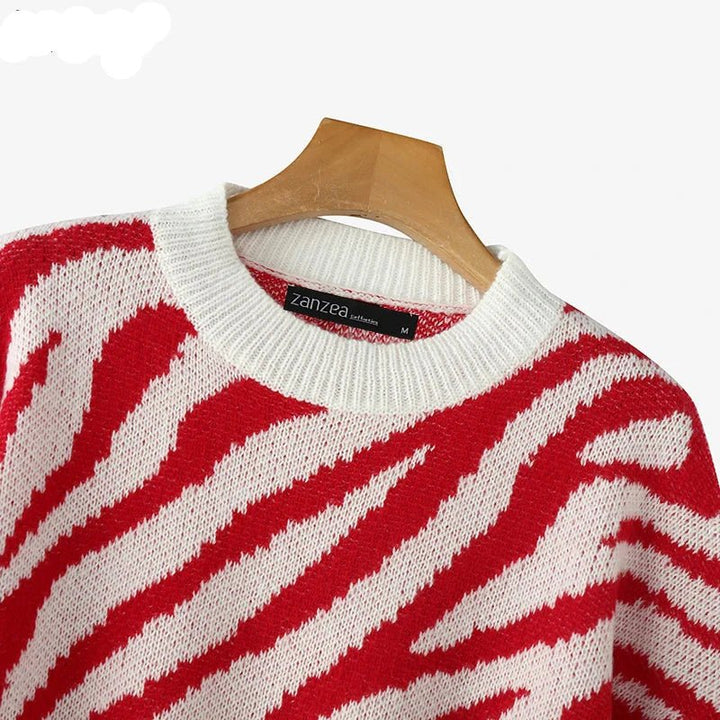 Kimba Striped Knit Sweater - Weston Fletcher