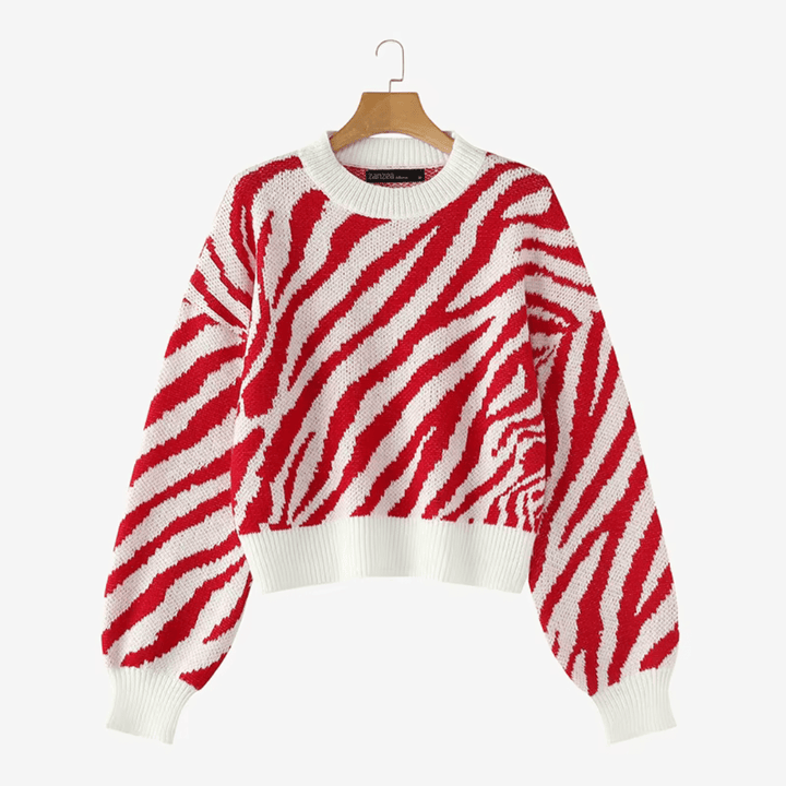 Kimba Striped Knit Sweater - Weston Fletcher
