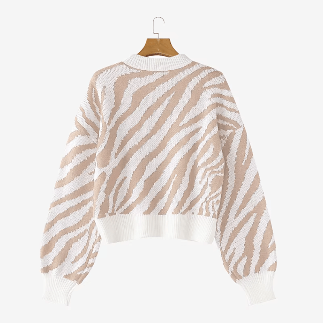 Kimba Striped Knit Sweater - Weston Fletcher