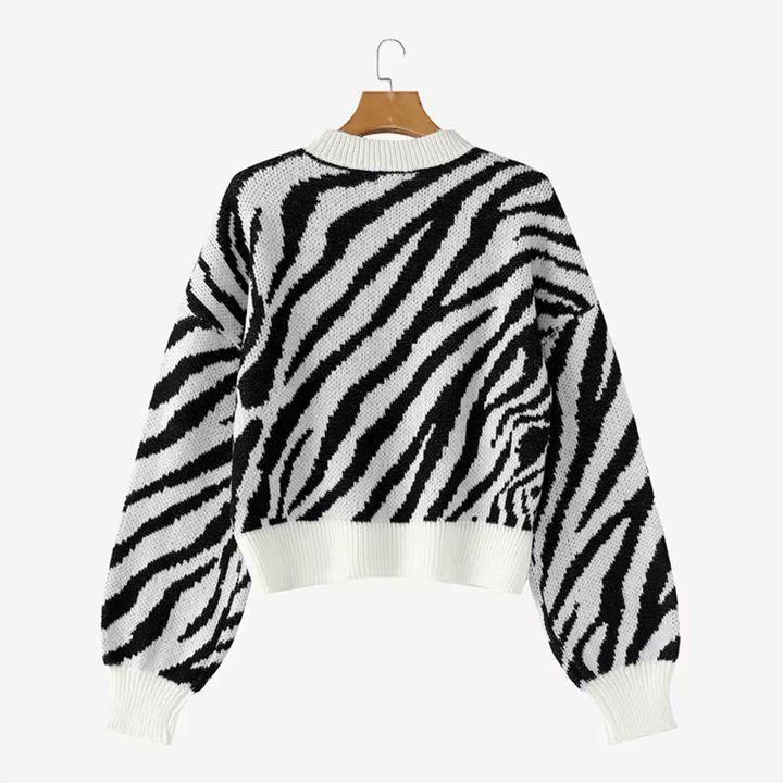 Kimba Striped Knit Sweater - Weston Fletcher