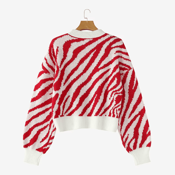 Kimba Striped Knit Sweater - Weston Fletcher
