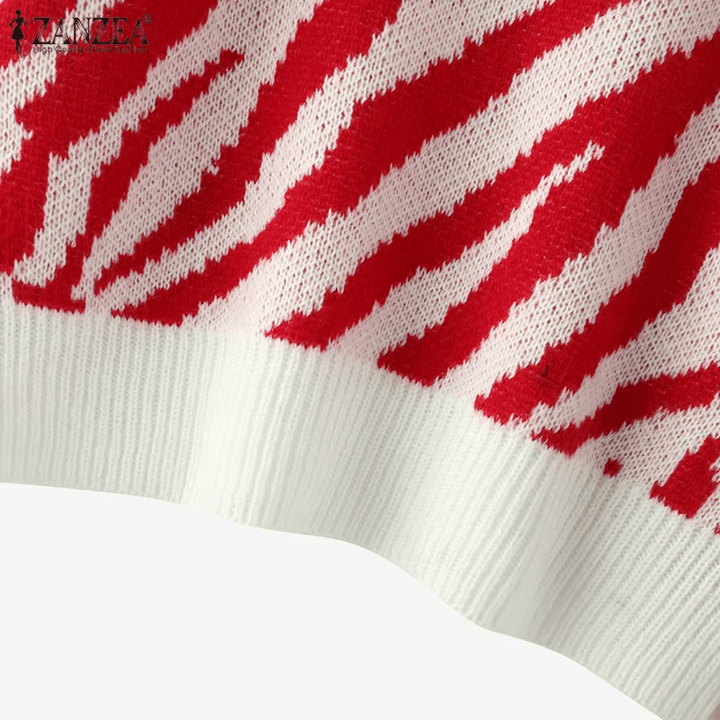 Kimba Striped Knit Sweater - Weston Fletcher