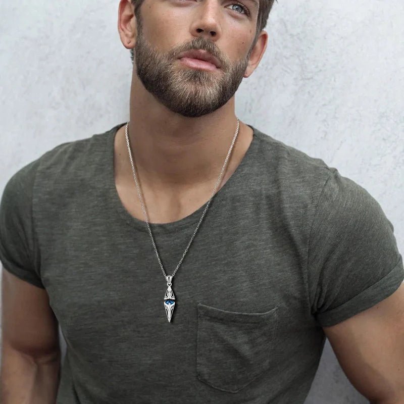 Krenos Geometric Blade Necklace - Weston Fletcher