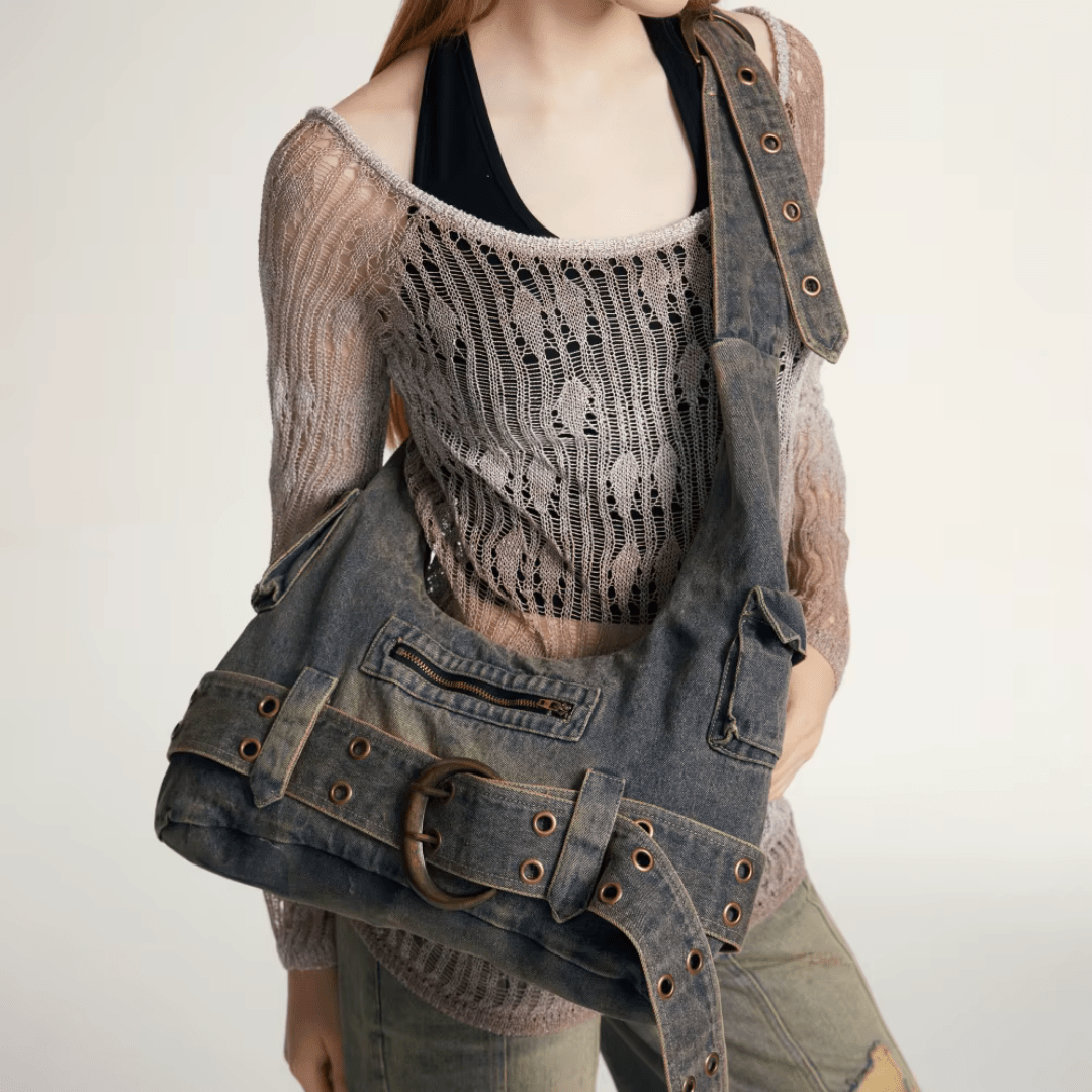 Krieg Division Denim Tote - Weston Fletcher