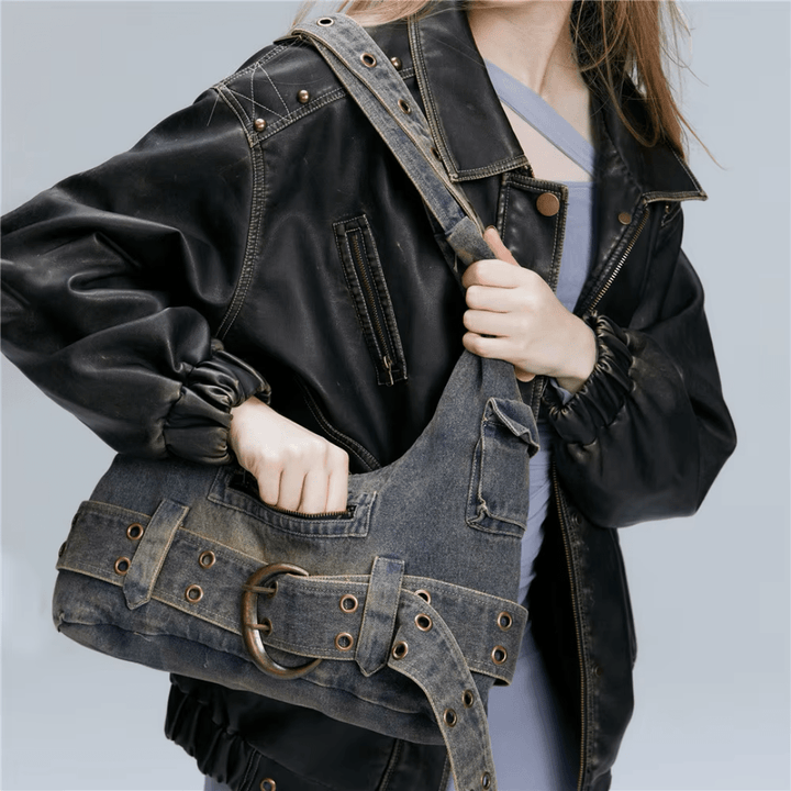 Krieg Division Denim Tote - Weston Fletcher