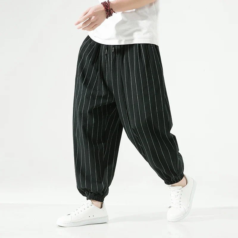 Laid - back Luxe Striped Trousers - Weston Fletcher