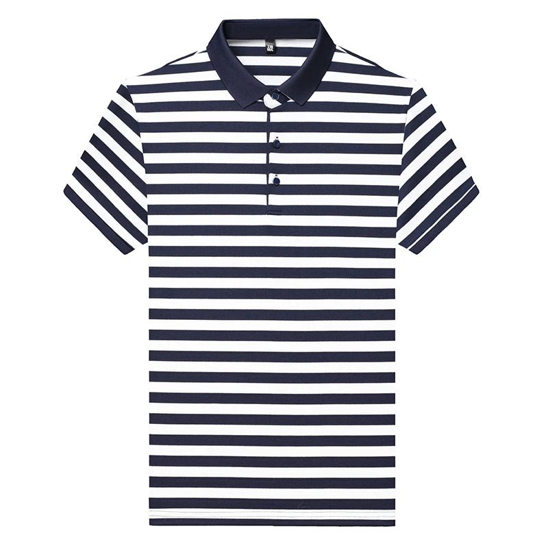 Lakeview Striped Cotton Polo Shirt - Weston Fletcher