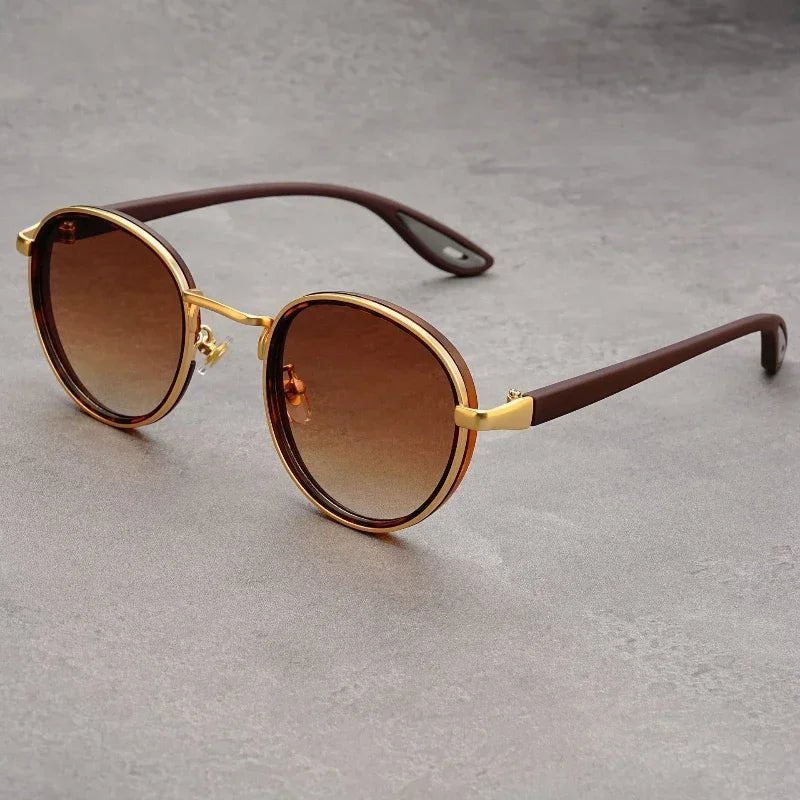 Lorelle Retro Round Sunglasses - Weston Fletcher