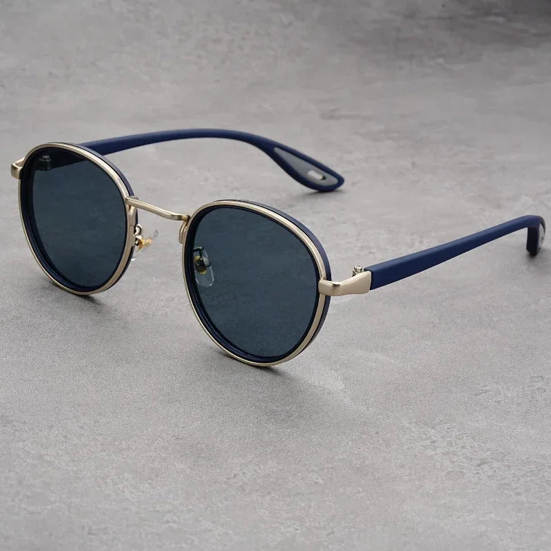 Lorelle Retro Round Sunglasses - Weston Fletcher