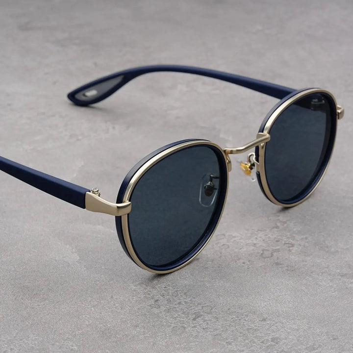 Lorelle Retro Round Sunglasses - Weston Fletcher
