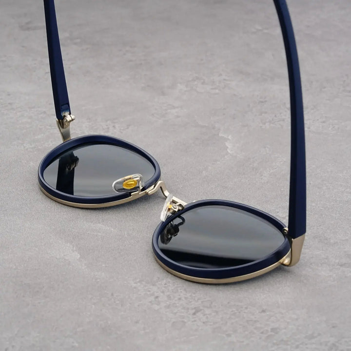 Lorelle Retro Round Sunglasses - Weston Fletcher