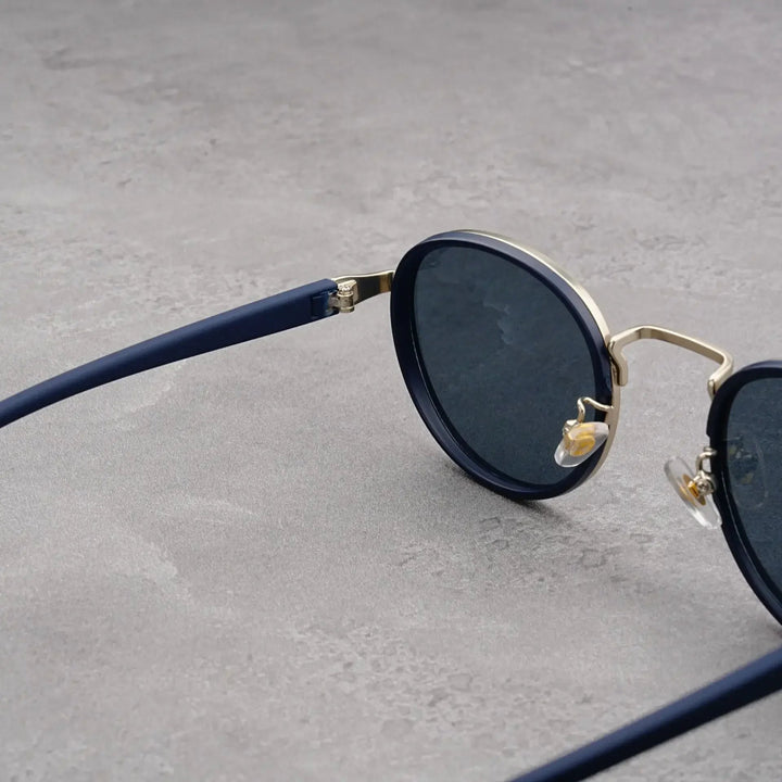 Lorelle Retro Round Sunglasses - Weston Fletcher
