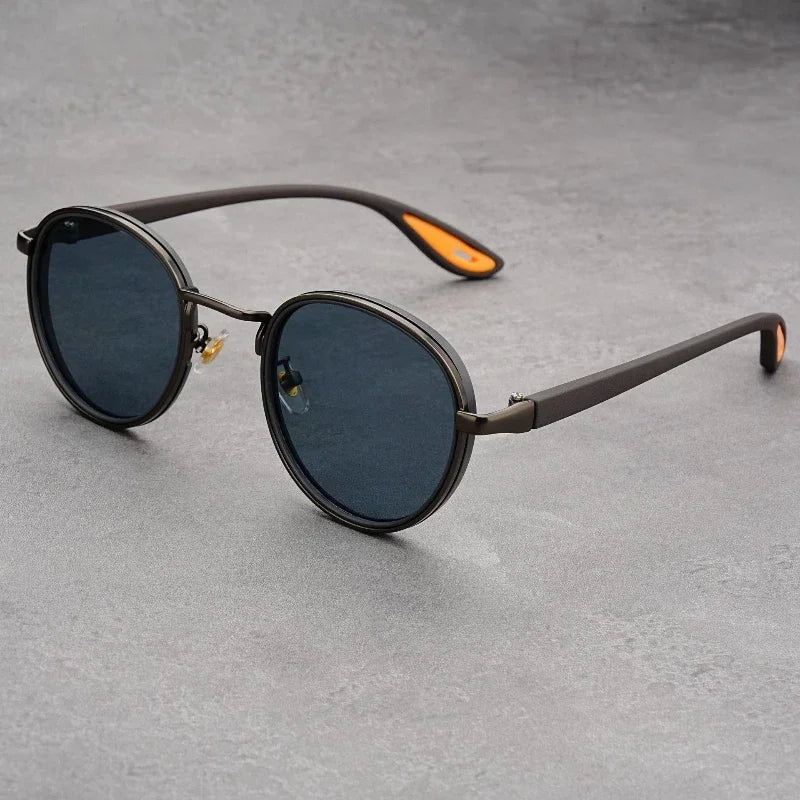 Lorelle Retro Round Sunglasses - Weston Fletcher