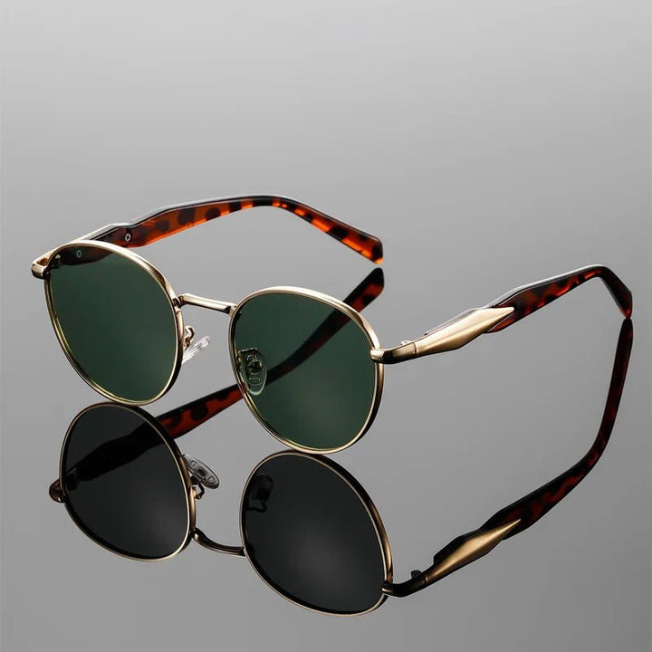 Marlo Round Retro Sunglasses - Weston Fletcher