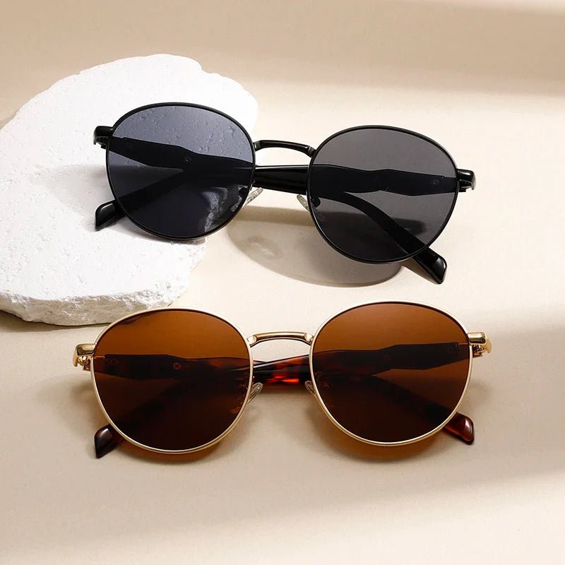 Marlo Round Retro Sunglasses - Weston Fletcher