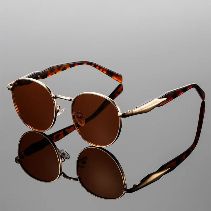 Marlo Round Retro Sunglasses - Weston Fletcher