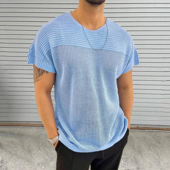 Mesh Vibe O Neck T Shirt - Weston Fletcher