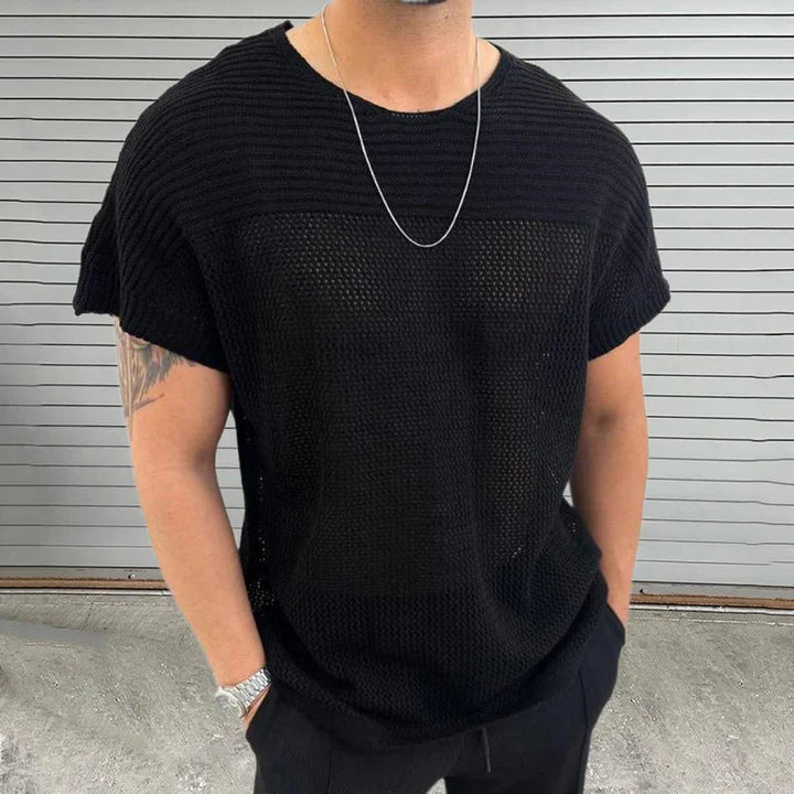 Mesh Vibe O Neck T Shirt - Weston Fletcher