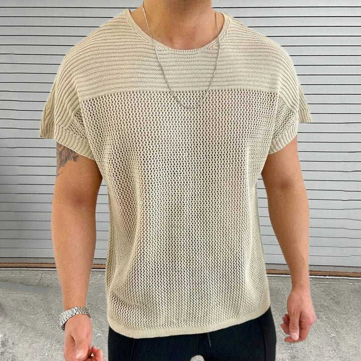 Mesh Vibe O Neck T Shirt - Weston Fletcher