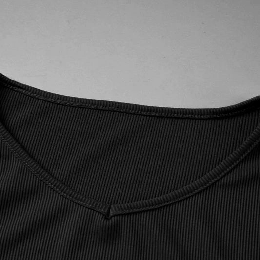 Midnight V - Neck Mini Dress - Weston Fletcher