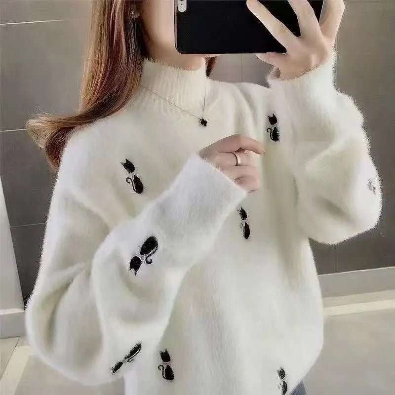 Mochi Embroidered Knit Sweater - Weston Fletcher