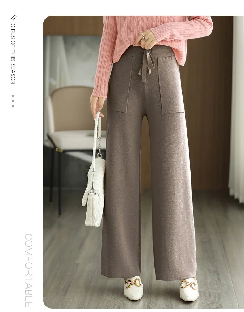 Nadja Merino Wool Office Pants - Weston Fletcher