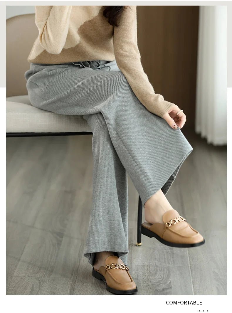 Nadja Merino Wool Office Pants - Weston Fletcher