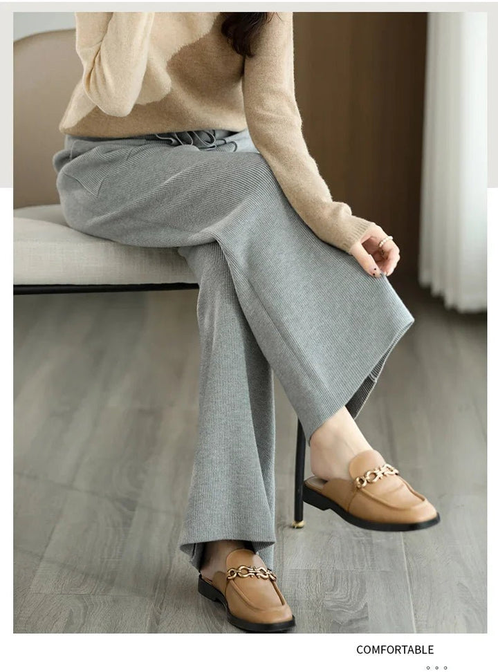 Nadja Merino Wool Office Pants - Weston Fletcher