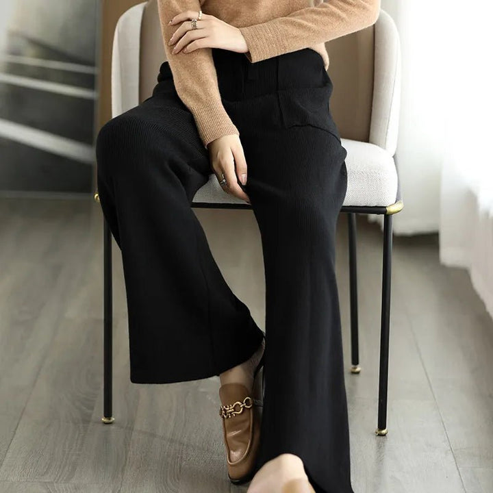 Nadja Merino Wool Office Pants - Weston Fletcher