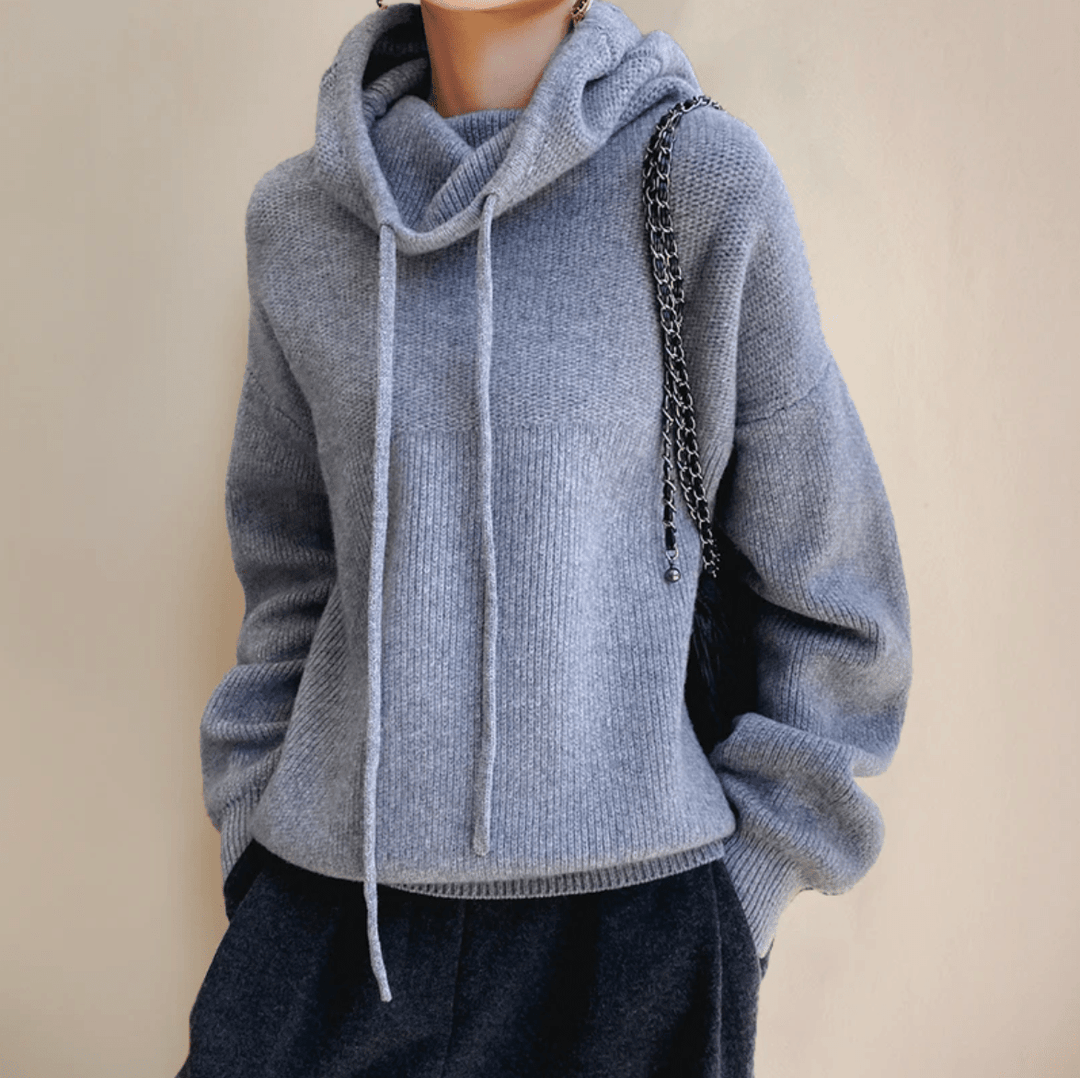 Nolani Ribbed Loose - fit Hoodie - Weston Fletcher