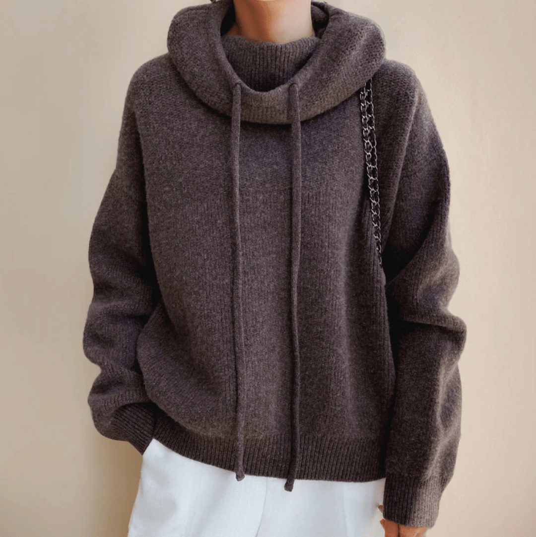 Nolani Ribbed Loose - fit Hoodie - Weston Fletcher