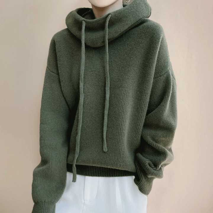 Nolani Ribbed Loose - fit Hoodie - Weston Fletcher