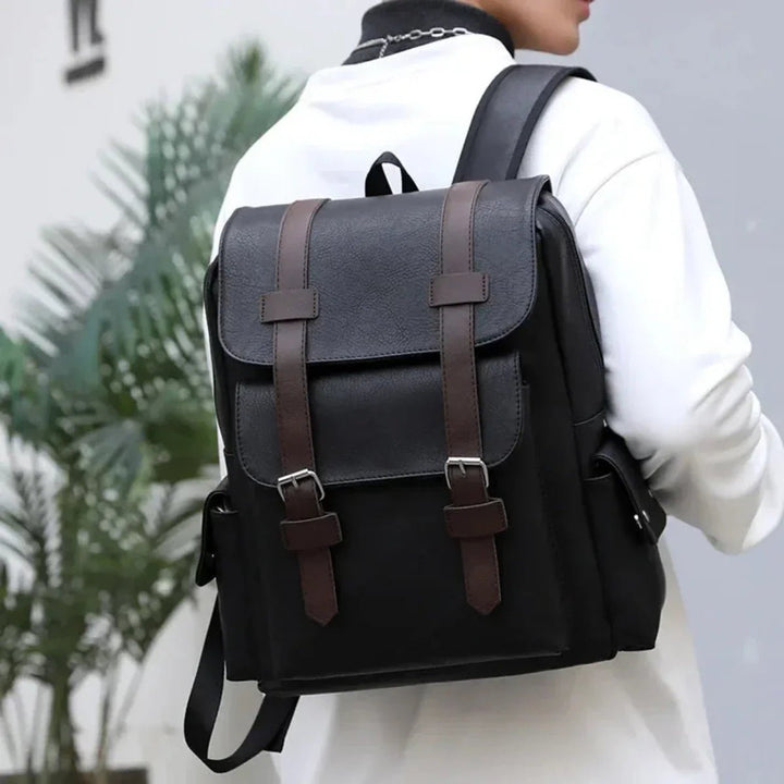 Nomad Retro Leather Backpack - Weston Fletcher