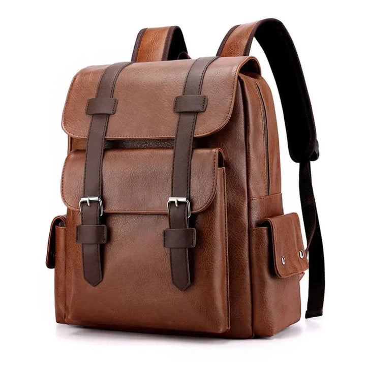 Nomad Retro Leather Backpack - Weston Fletcher