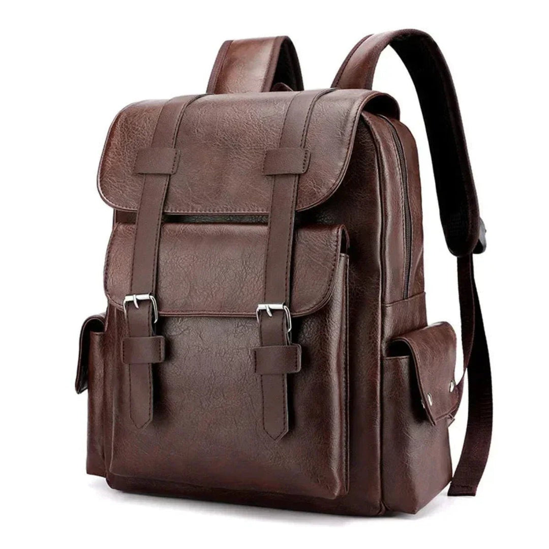 Nomad Retro Leather Backpack - Weston Fletcher
