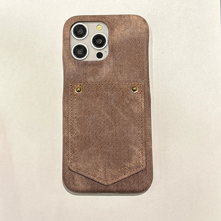 Overland Stitch Denim iPhone Case - Weston Fletcher